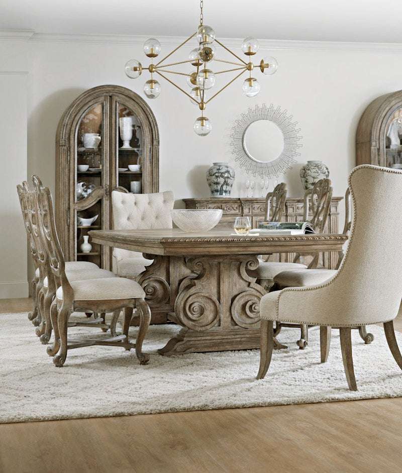 Hooker Furniture Castella Rectangle Dining Table w/2-20in Leaves 5878-75207-80