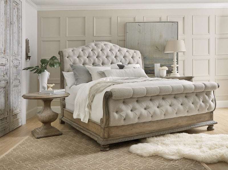 Hooker Furniture Castella California King Tufted Bed 5878-90560-80