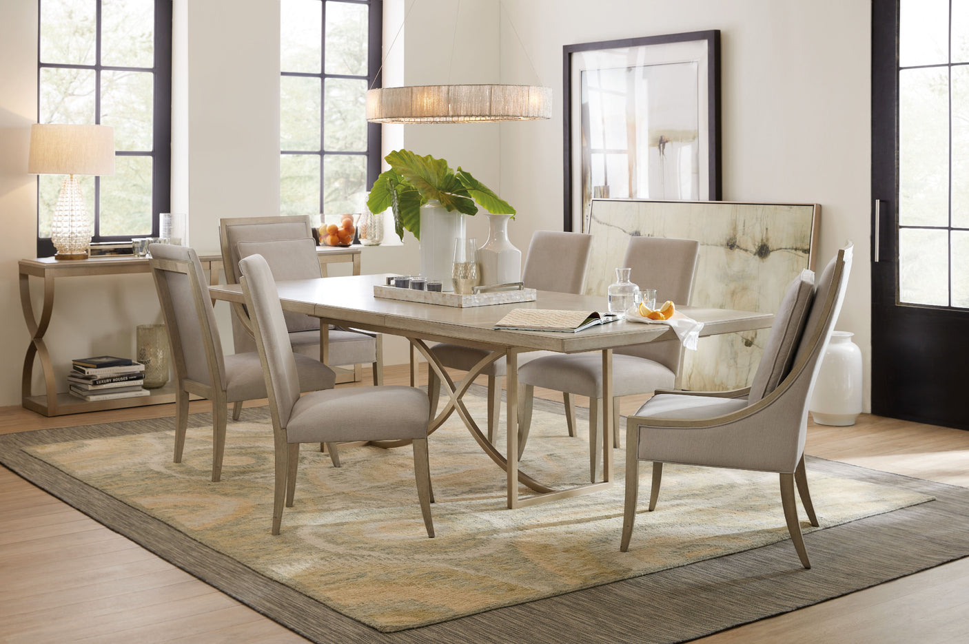 Hooker Furniture Elixir 80in Rectangular Dining Table w/1-20in Leaf 5990-75200-LTWD