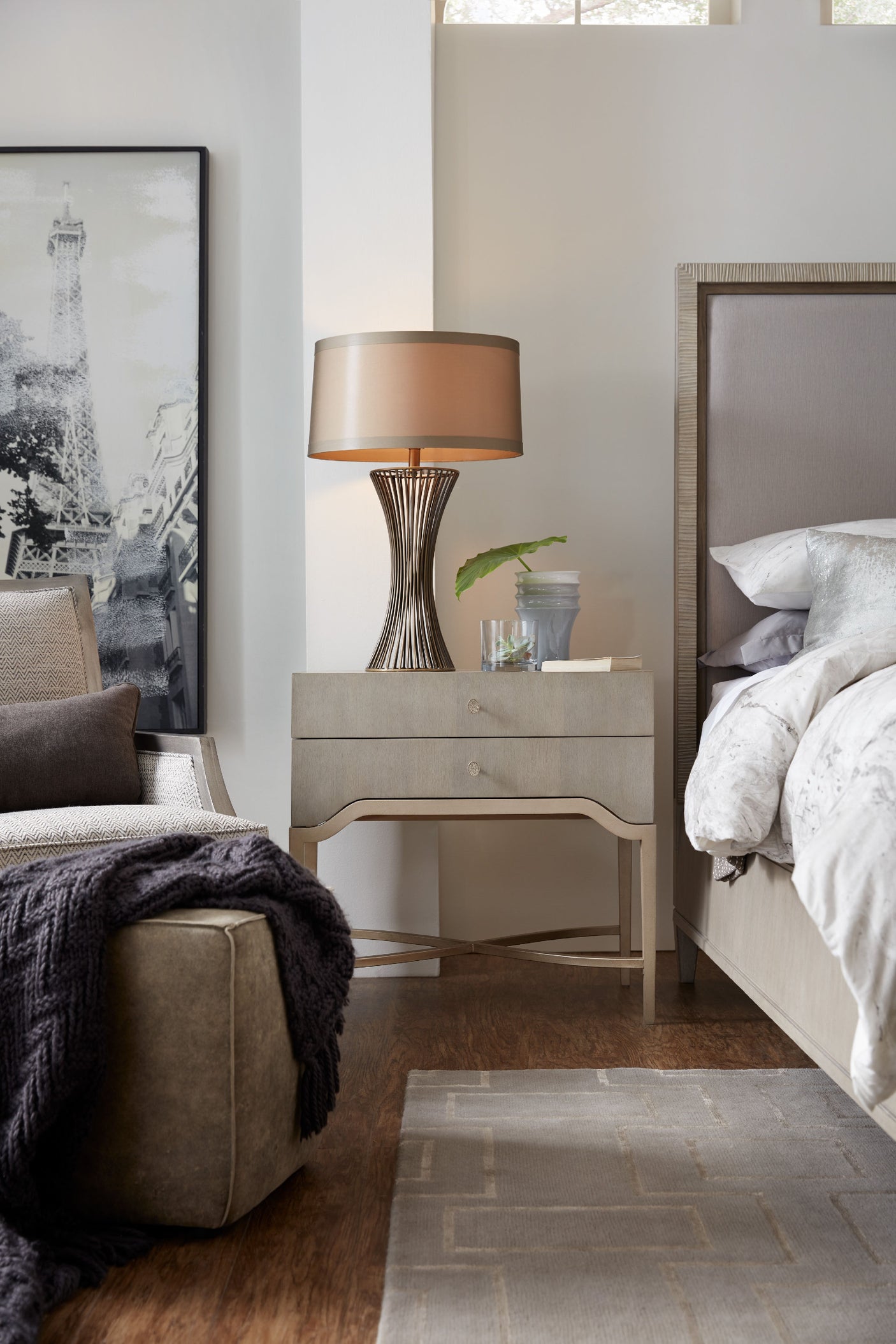 Hooker Furniture Elixir Two-Drawer Nightstand 5990-90016-LTWD