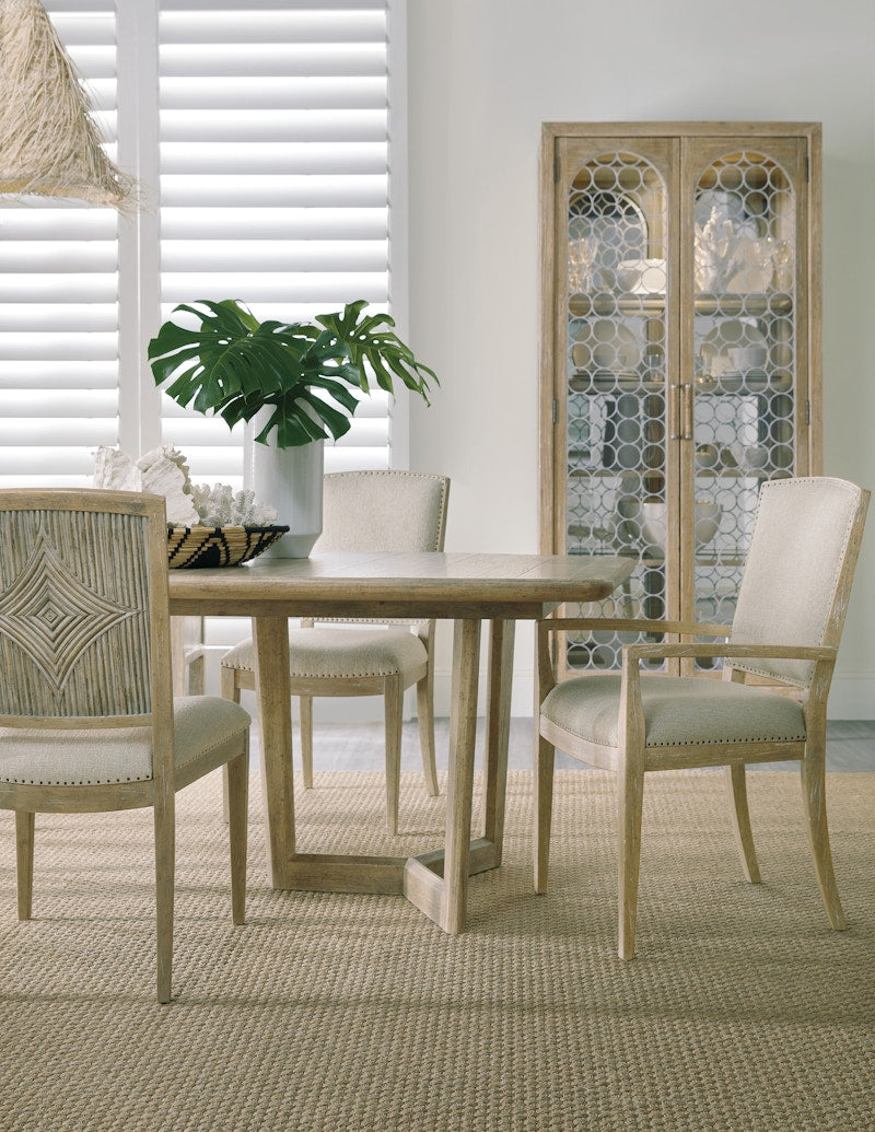 Hooker Furniture Surfrider Carved Back Arm Chair-2 per ctn/price ea 6015-75401-80