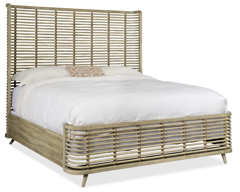 Hooker Furniture Surfrider Queen Rattan Bed 6015-90250-80