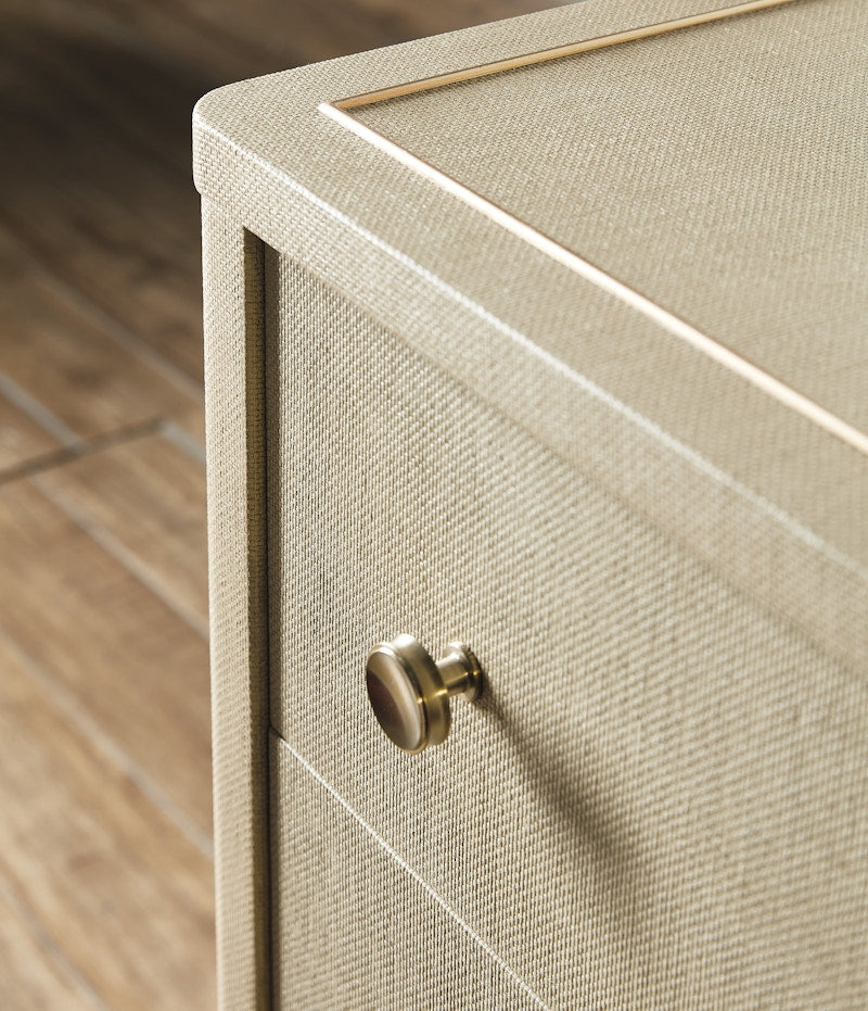 Hooker Furniture Archives Raffia Three-Drawer Chest 6123-90110-05