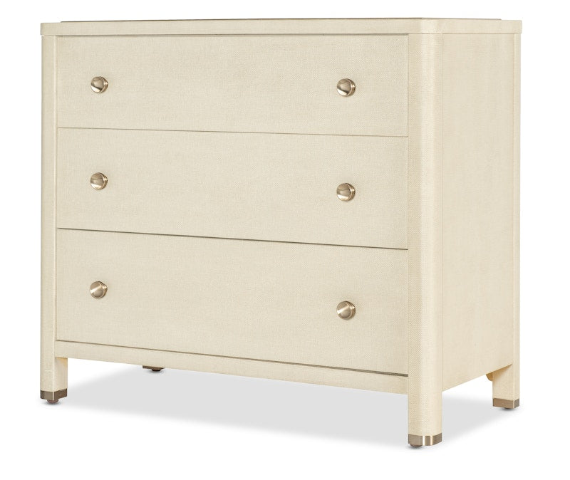 Hooker Furniture Archives Raffia Three-Drawer Chest 6123-90110-05