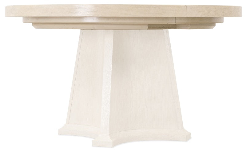 Westwood Round Dining Table Wood Top with One 20-inch Leaf 6133-75221T-80