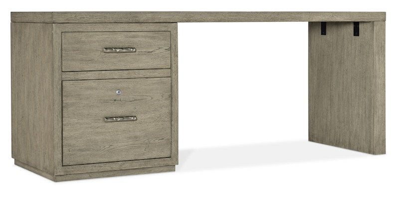 Hooker Furniture Linville Falls Desk - 72in Top-Small File and Leg 6150-10906-85