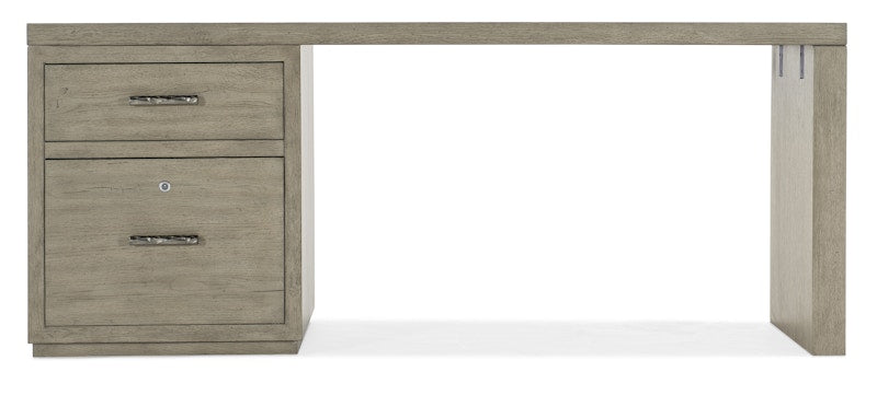 Hooker Furniture Linville Falls Desk - 72in Top-Small File and Leg 6150-10906-85