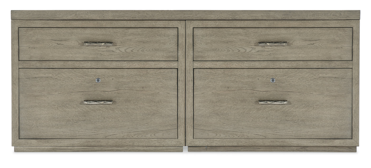 Hooker Furniture Linville Falls Credenza - 72in Top-2 Lateral Files 6150-10910-85