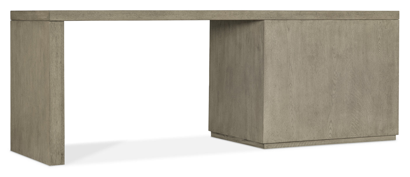 Hooker Furniture Linville Falls Desk - 84in Top-Lateral File and Leg 6150-10917-85