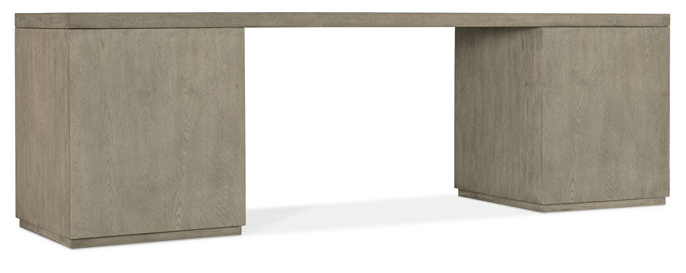 Hooker Furniture Linville Falls Desk - 96in Top-2 Small Files 6150-10921-85