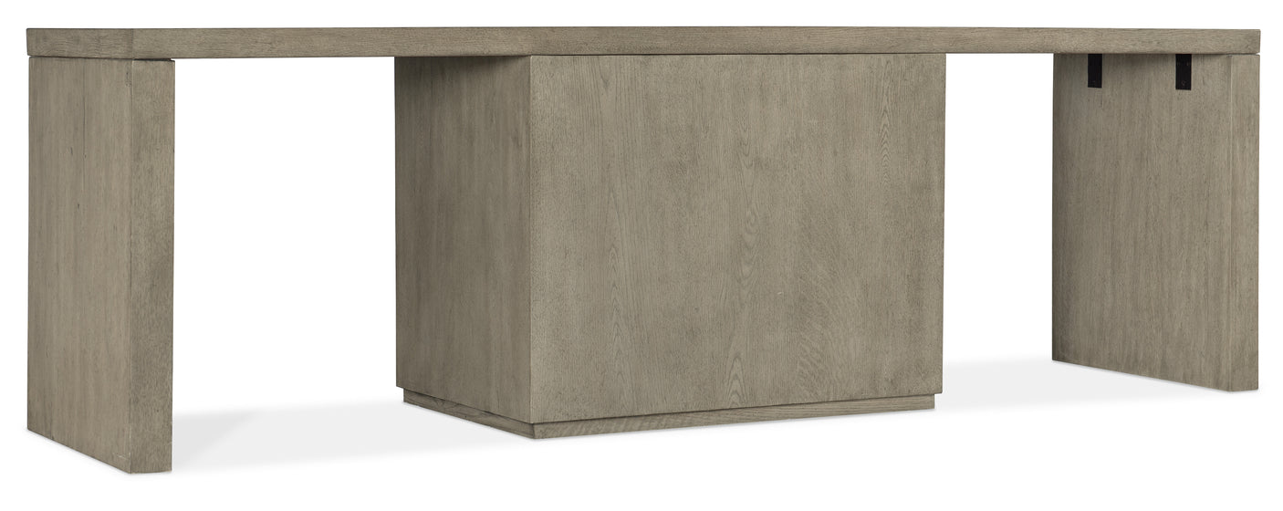 Hooker Furniture Linville Falls Desk - 96in Top-Lateral File and 2 Legs 6150-10926-85