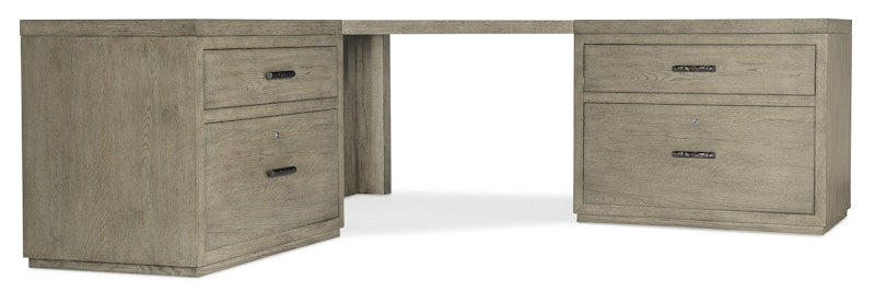 Hooker Furniture Linville Falls Corner Combo-2-36in Tops-2 Lateral Files 6150-10938-85