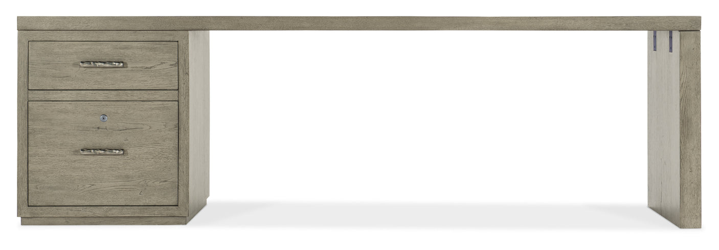 Hooker Furniture Linville Falls Desk - 96in Top-Small File and 1 Leg 6150-10946-85