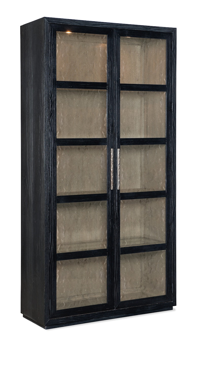 Hooker Furniture Linville Falls Shou Sugi Ban Curio Cabinet 6150-75906-99