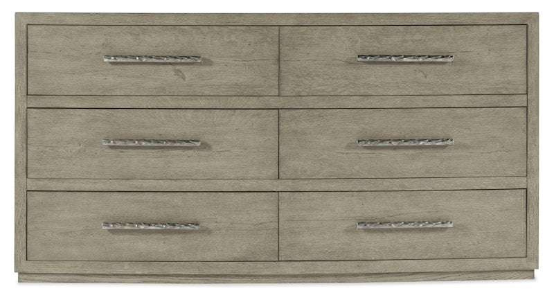 Hooker Furniture Linville Falls Chimney Gap Six Drawer Dresser 6150-90002-85