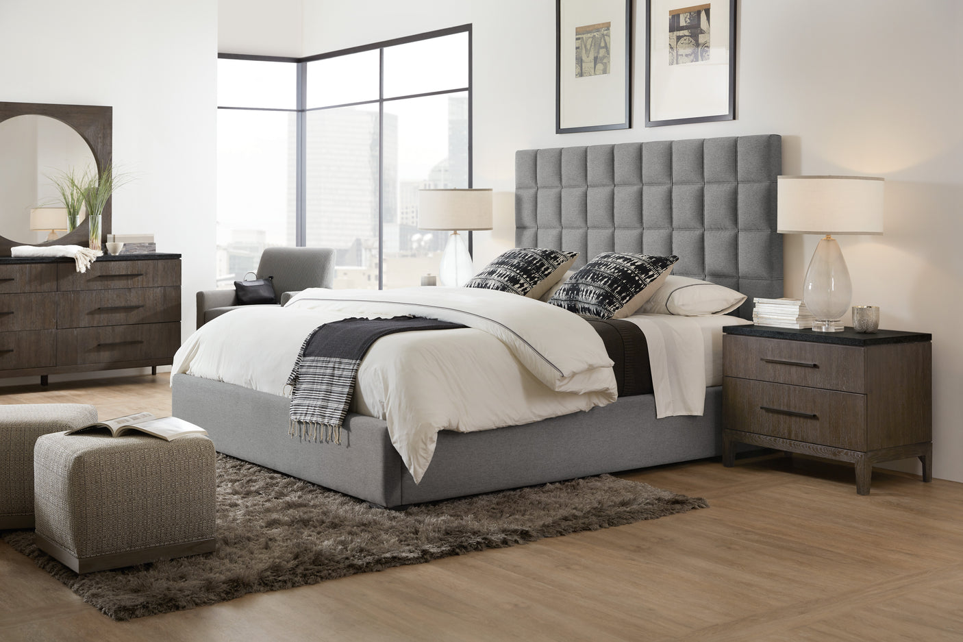 Hooker Furniture Miramar Aventura San Marcos Stone Top Nightstand 6202-90015-DKW