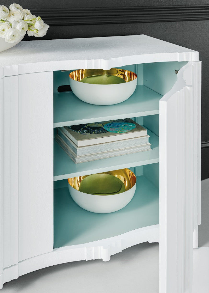 Hooker Furniture Melange Corinth Four Door Entertainment Console 628-55015-02