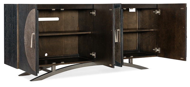 Hooker Furniture Melange Nolita Four Door Entertainment Console 628-55034-98
