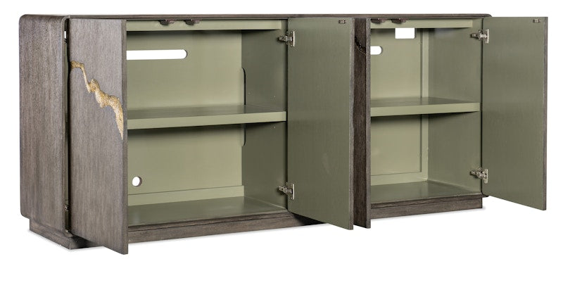 Hooker Furniture Melange Fissured Entertainment Credenza 628-55068-89