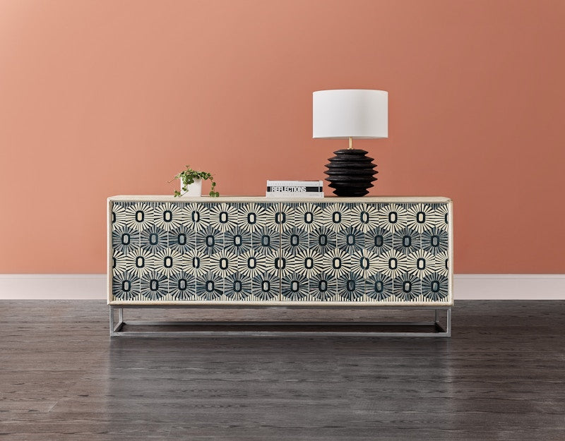 Hooker Furniture Melange Whitmore Four Door Credenza 628-85111-02