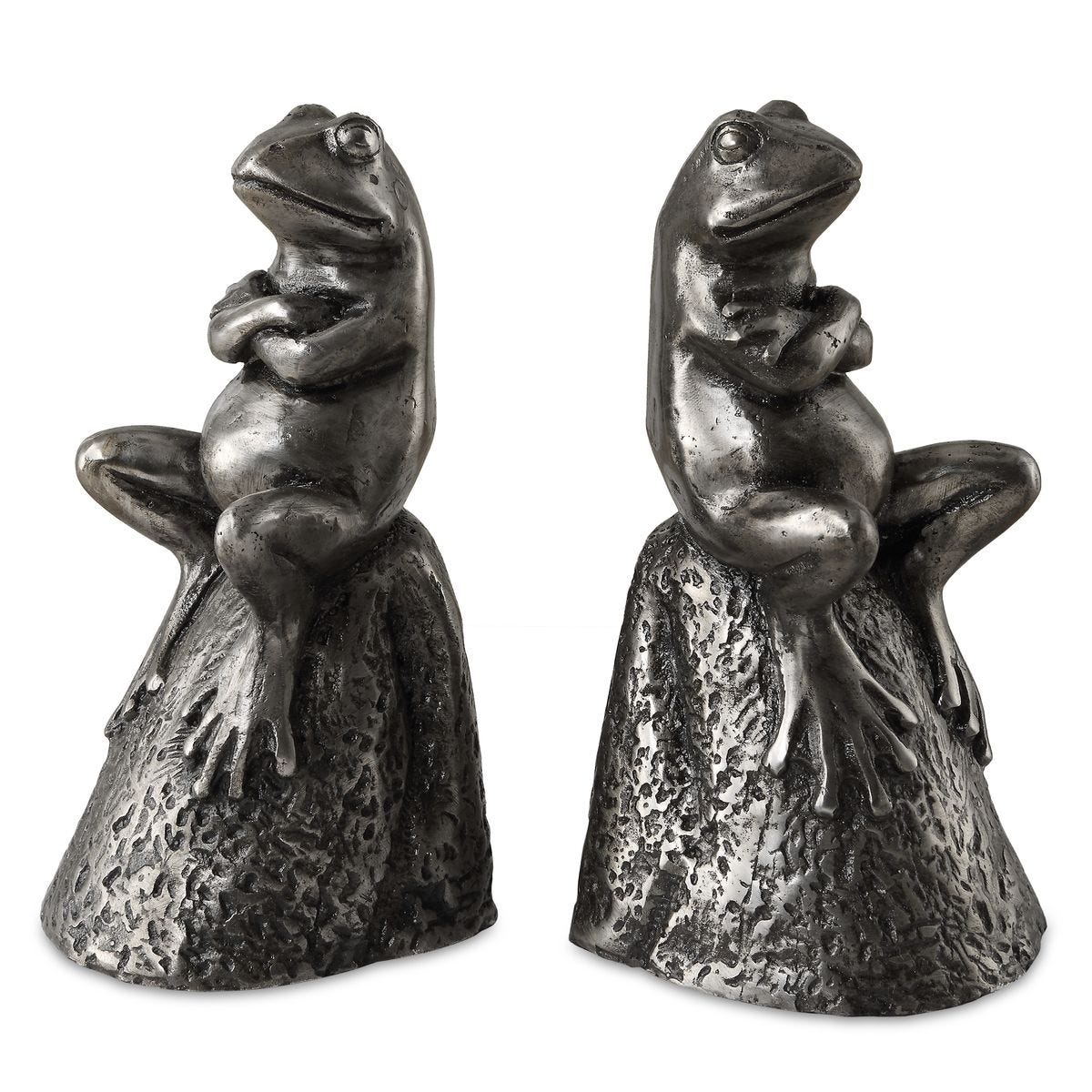 Daydreaming Frogs, Bookends, S/2 - Kings Fine Art & Decor