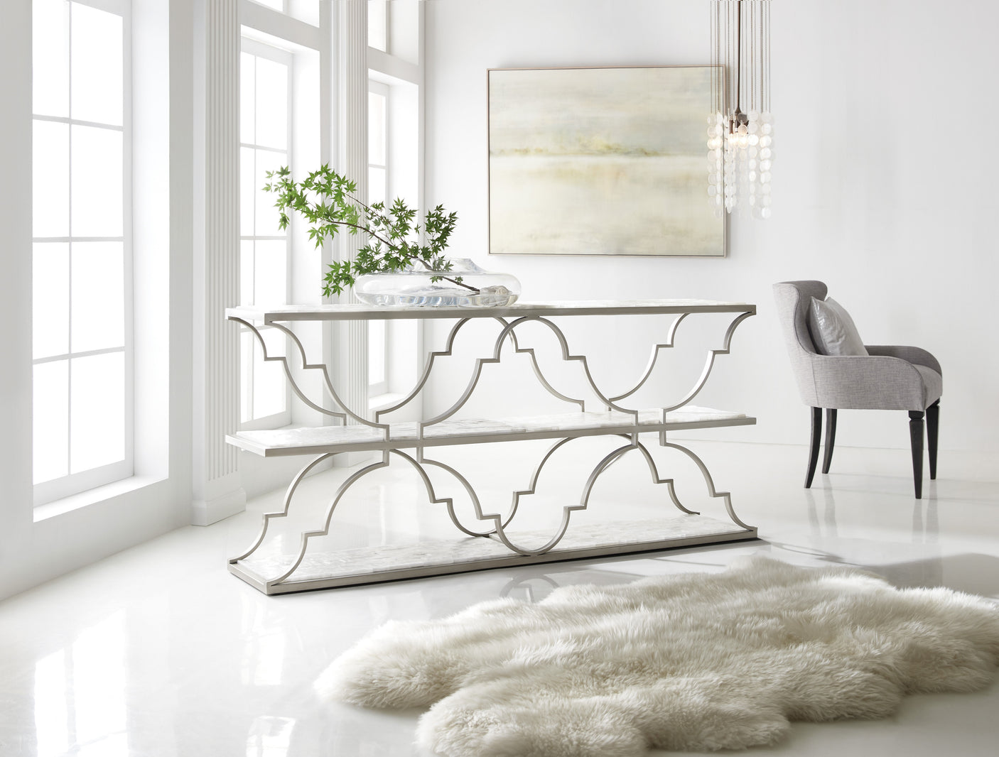 Hooker Furniture Melange Golden Gate Console 638-85415-MULTI