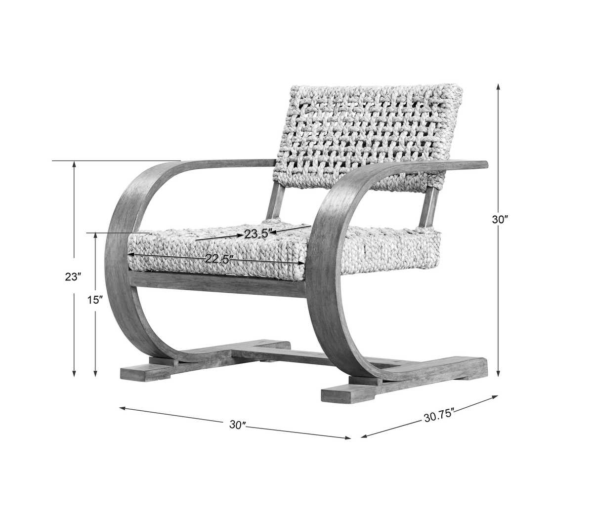 Rehema Accent Chair, Pecan