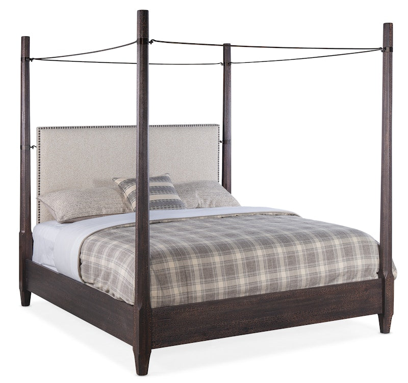Hooker Furniture Big Sky King Poster Bed w/canopy 6700-90666-98