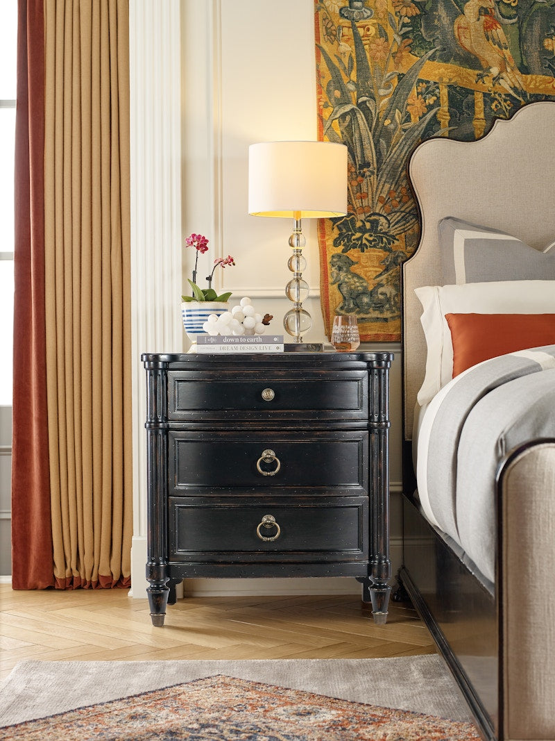 Hooker Furniture Charleston Three-Drawer Nightstand 6750-90015-97