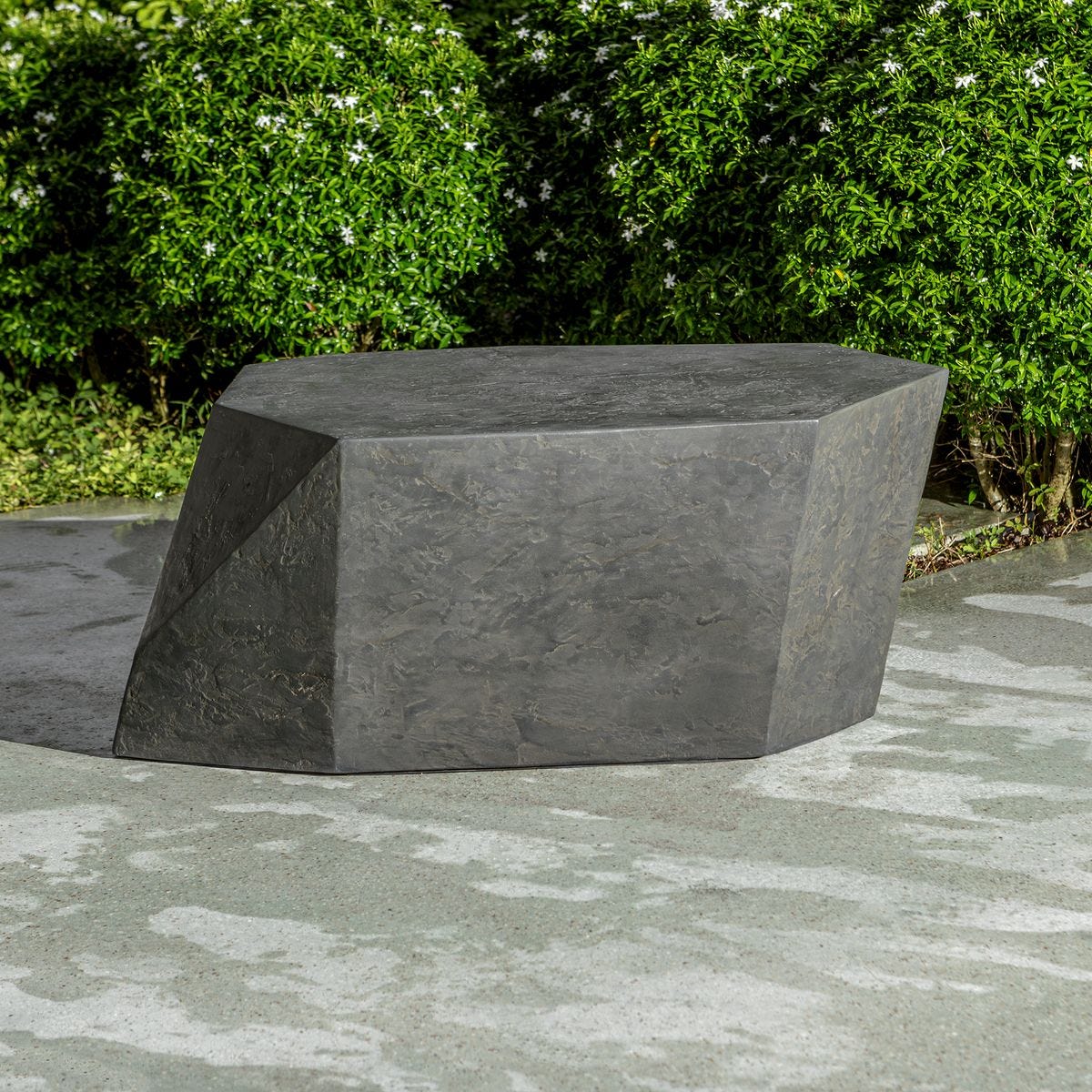Parra Outdoor Coffee Table, Slate