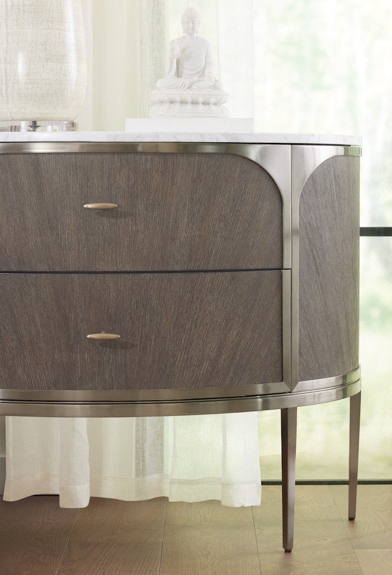 Hooker Furniture Modern Mood Two Drawer Nightstand 6850-90215-89