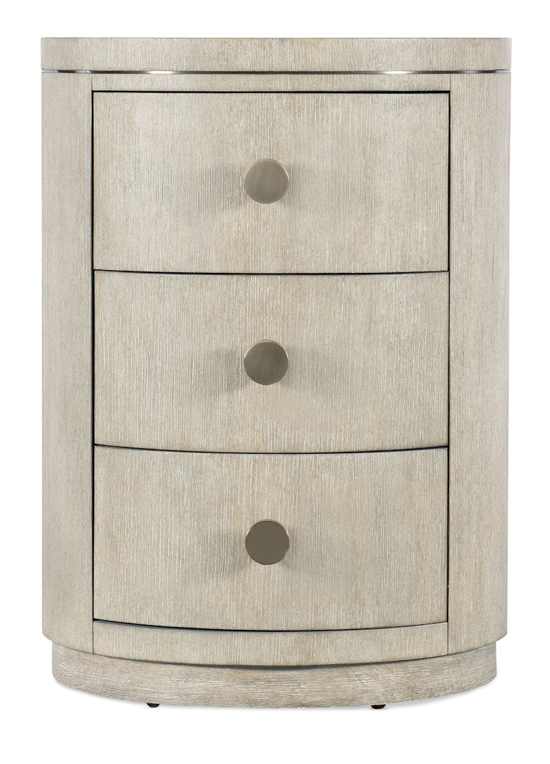 Hooker Furniture Modern Mood Round Nightstand 6850-90315-80