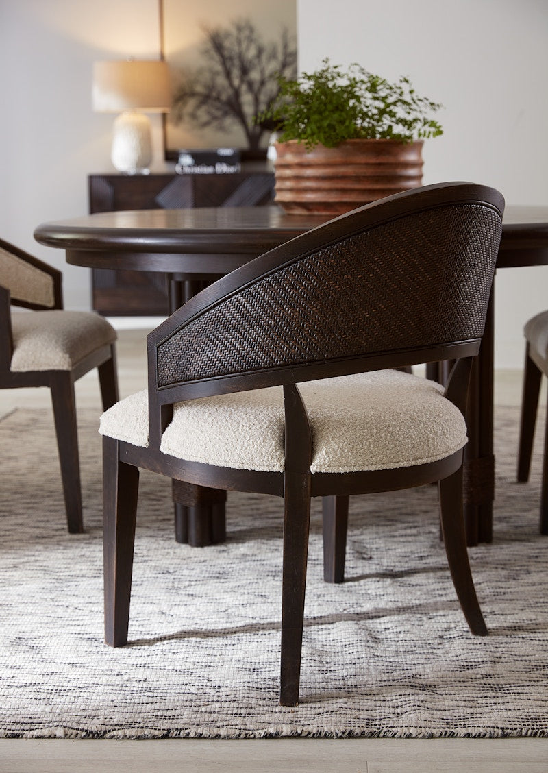 Hooker Furniture Retreat Cane Barrel Back Chair - 2 per ctn/price each 6950-75400-99