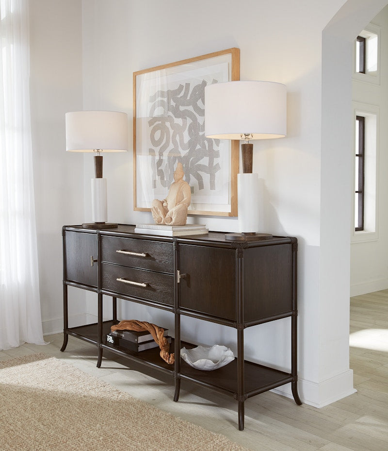 Hooker Furniture Retreat Pole Rattan Sideboard 6950-75917-99