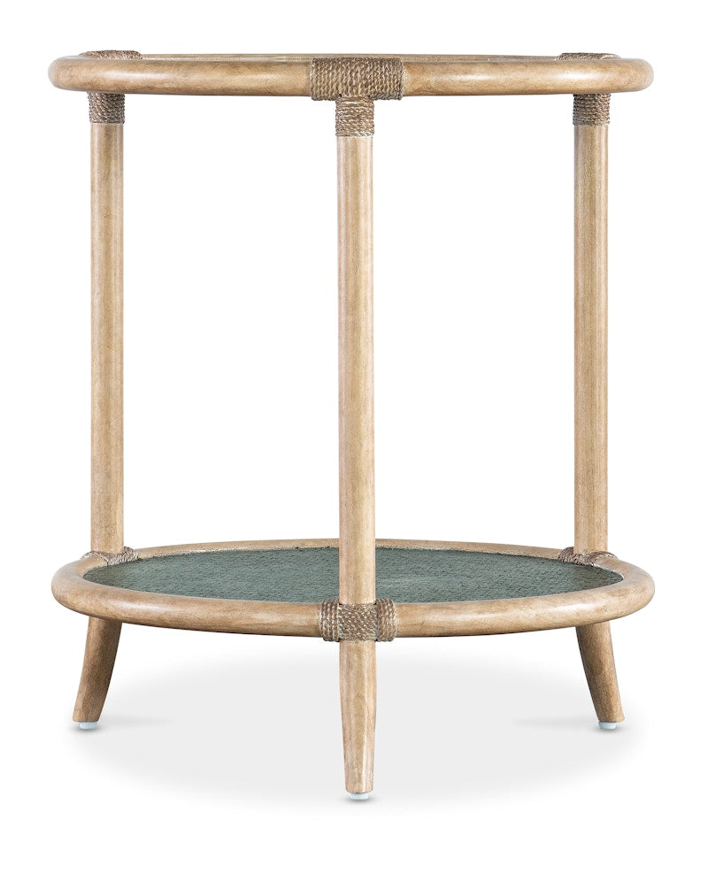Hooker Furniture Retreat Raffia End Table 6950-80116-45
