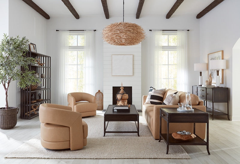 Hooker Furniture Retreat Pole Rattan Cocktail Table 6950-80210-80