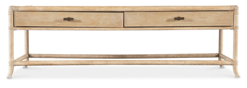 Hooker Furniture Retreat Pole Rattan Cocktail Table 6950-80210-80