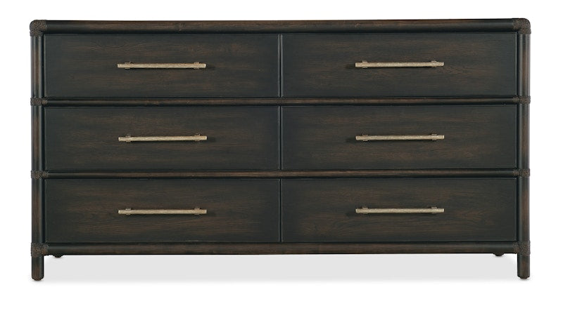 Hooker Furniture Retreat Pole Rattan Dresser 6950-90202-99