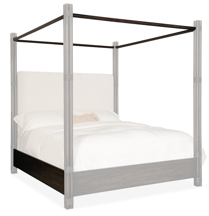 Retreat 6/6 Pole Rattan Poster Rails and Canopy 6950-90453-99