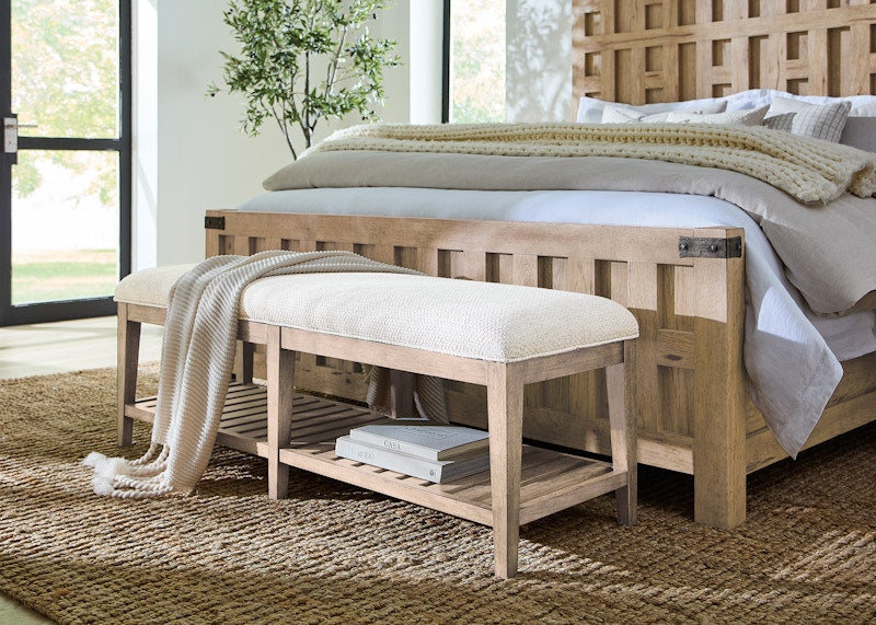 Hooker Furniture Vineyard Row Bed Bench 6952-90119-80