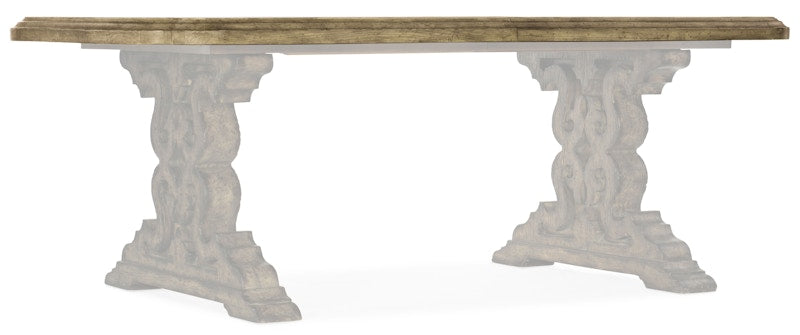 La Grange Le Vieux 86in Table Top w/2-18in Leaves 6960-75200T-81