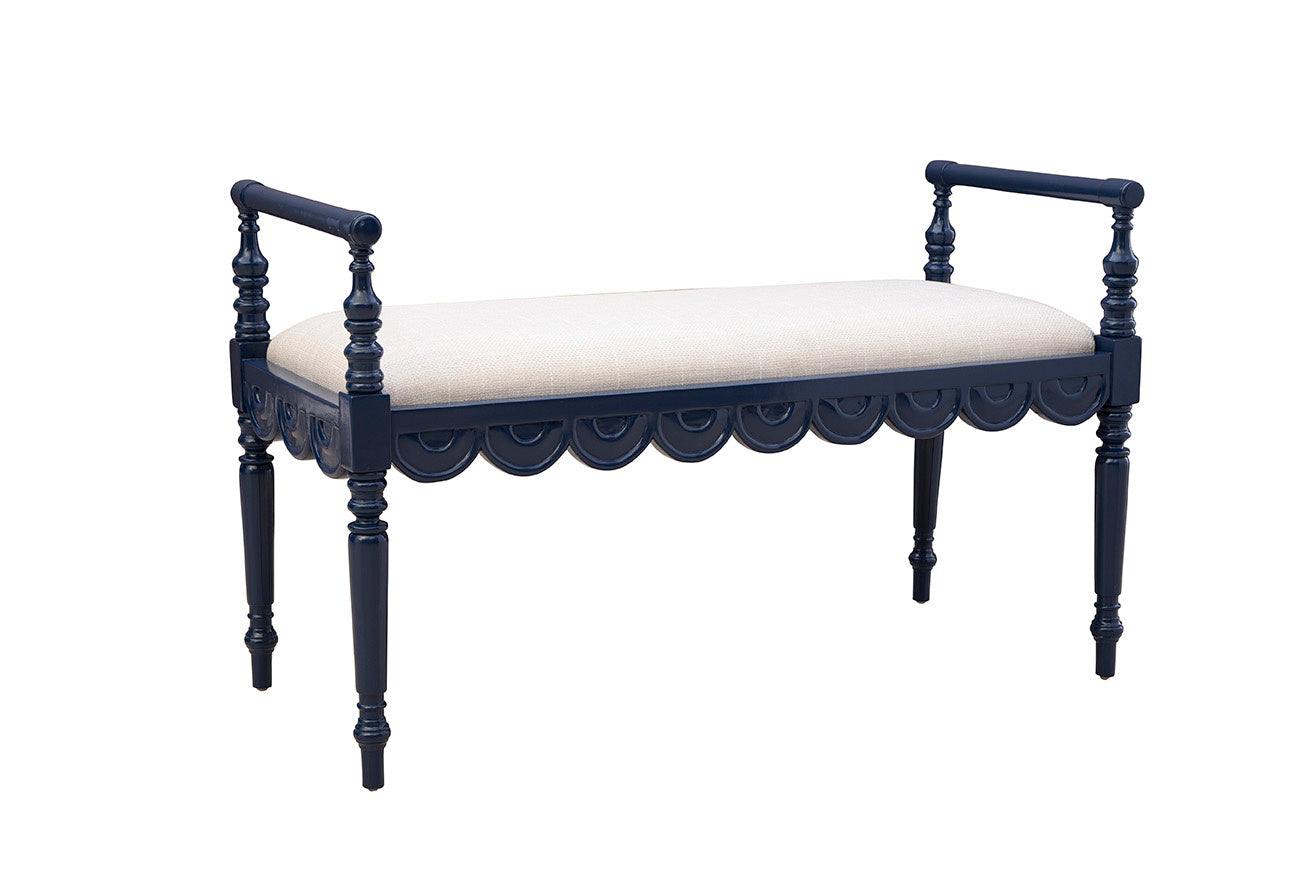 Blue Juliet Bench - Kings Fine Art & Decor