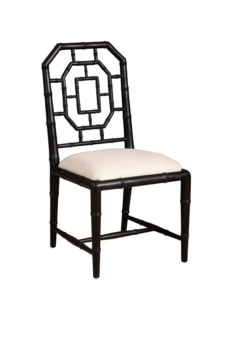 Black Lahara Side Chair - Kings Fine Art & Decor