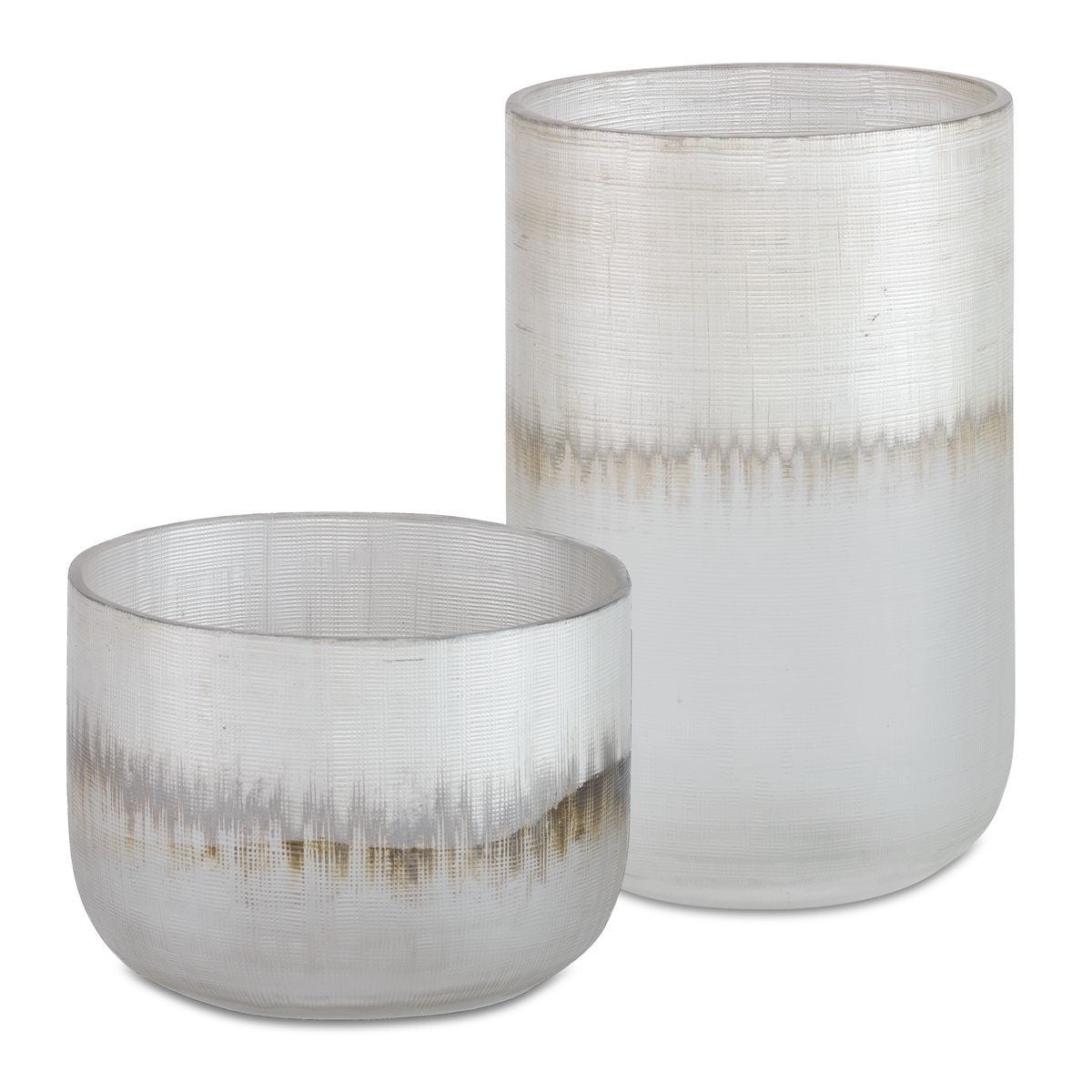 Frost Vases, S/2 - Kings Fine Art & Decor