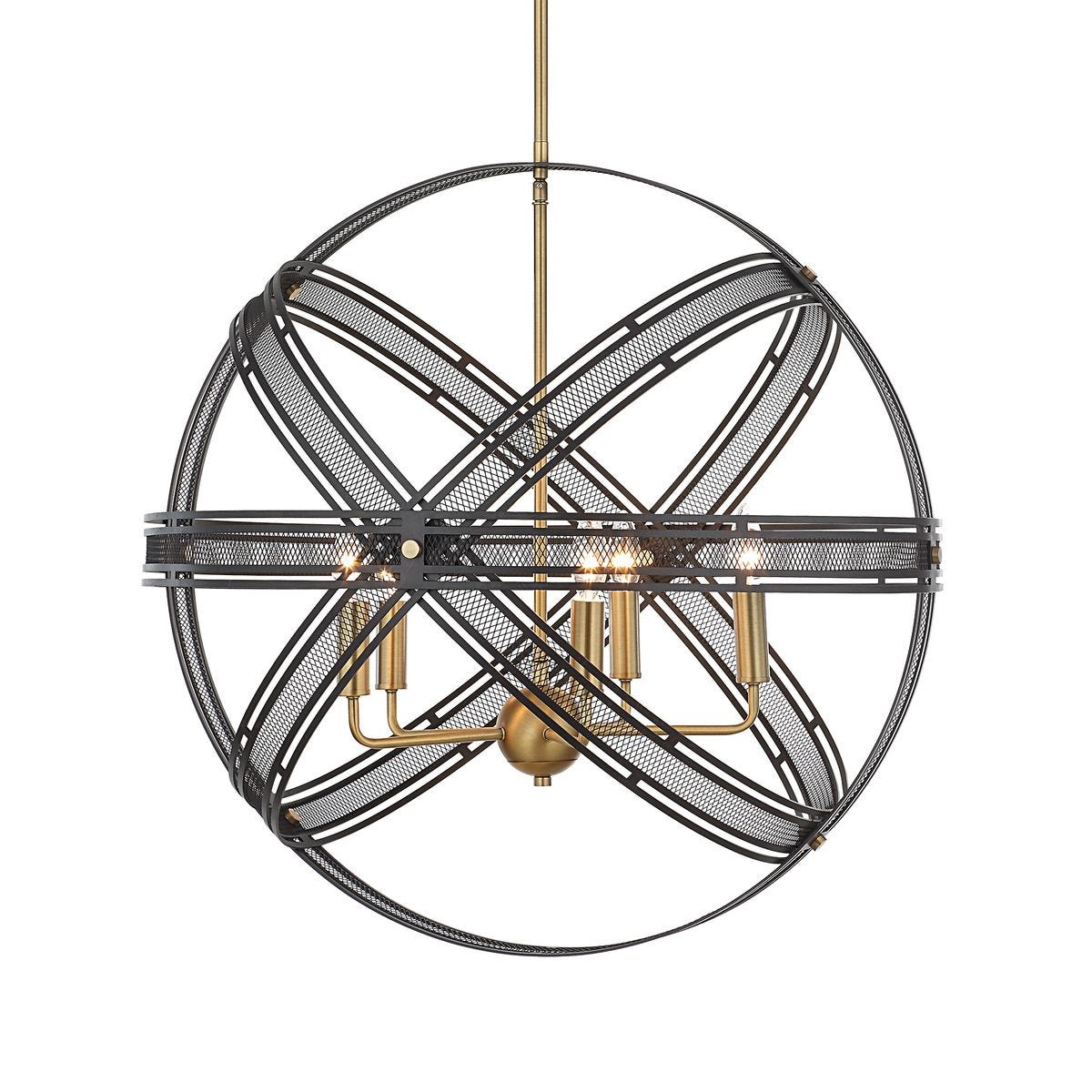 Spherical, 5 Lt Pendant - Kings Fine Art & Decor