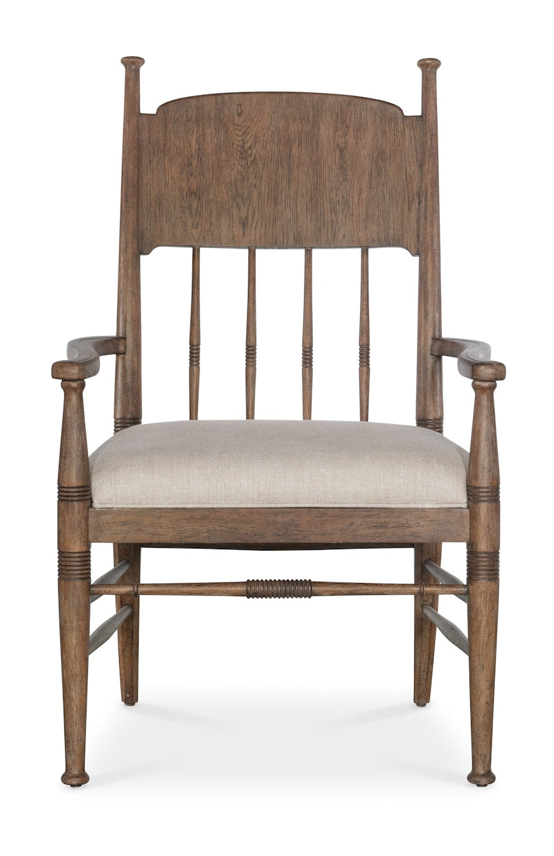 Hooker Furniture Americana Upholstered Seat Arm Chair - 2 per ctn/price ea 7050-75300-85