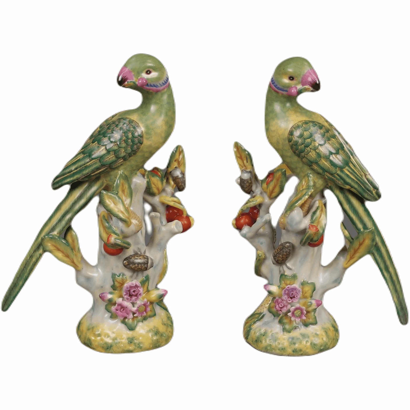 pair-11-porcelain-birds-green