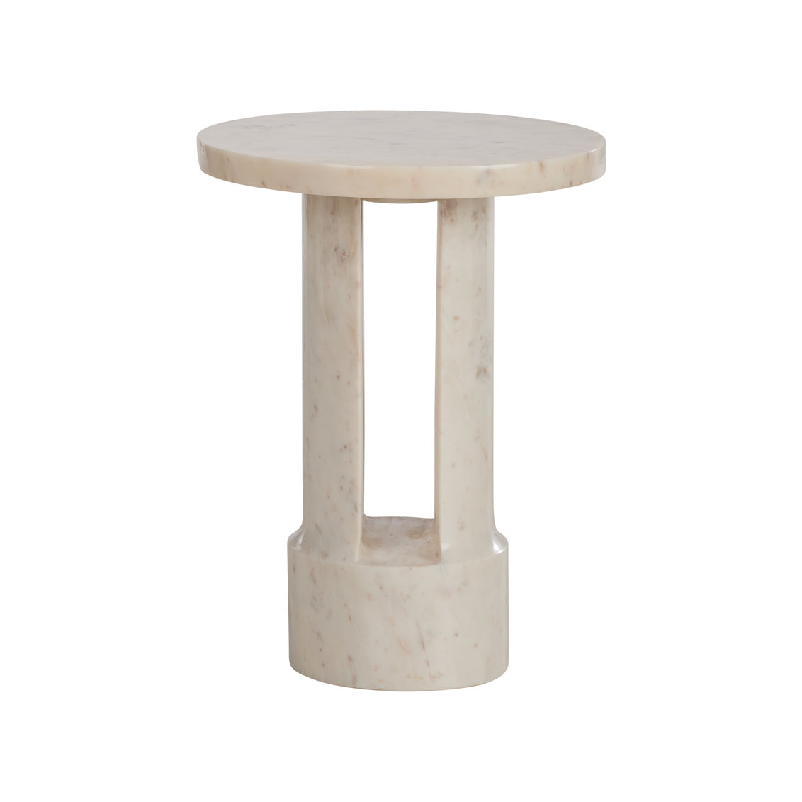 George Marble Side Table - White