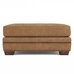 GRANDVIEW LEATHER OTTOMAN