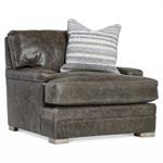 BURNHAM LEATHER CHAIR